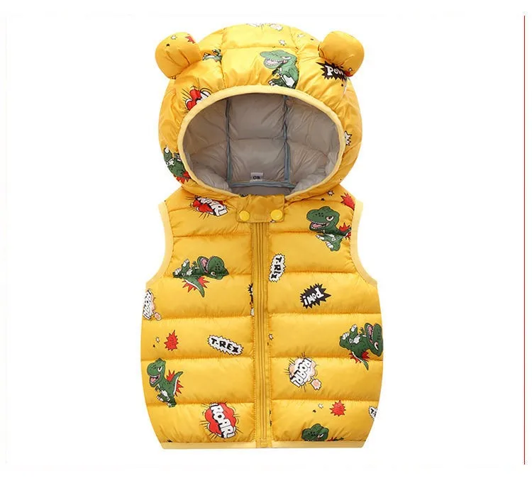 cloak jacket 2022 Autumn Children Warm Vest Baby Cotton Waistcoat Kids Outerwear Vest Children Clothing Boys Girls Hooded Jackets Vest nice winter coats