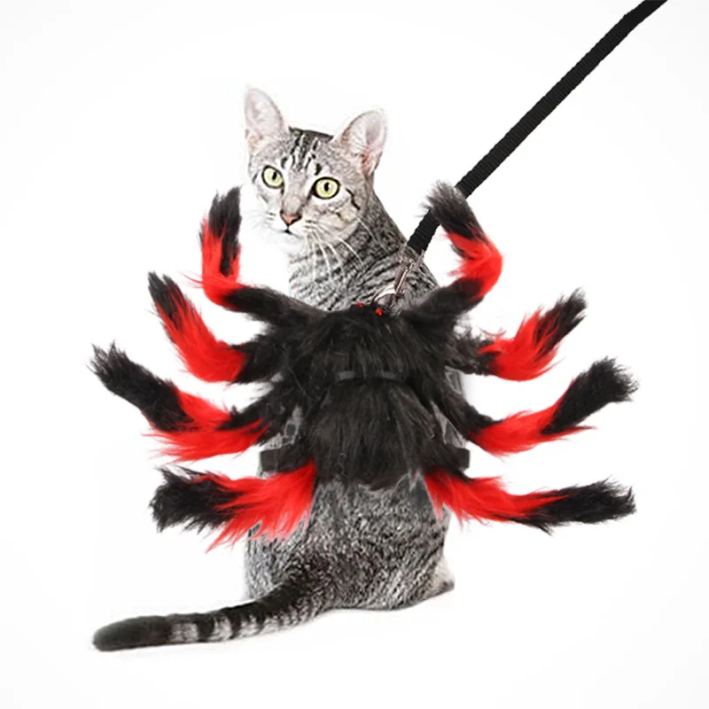 

Halloween Pet Spider Clothes Simulation Black Spider Puppy Cosplay Costume For Dogs Cats Party Cosplay Funny Outfit