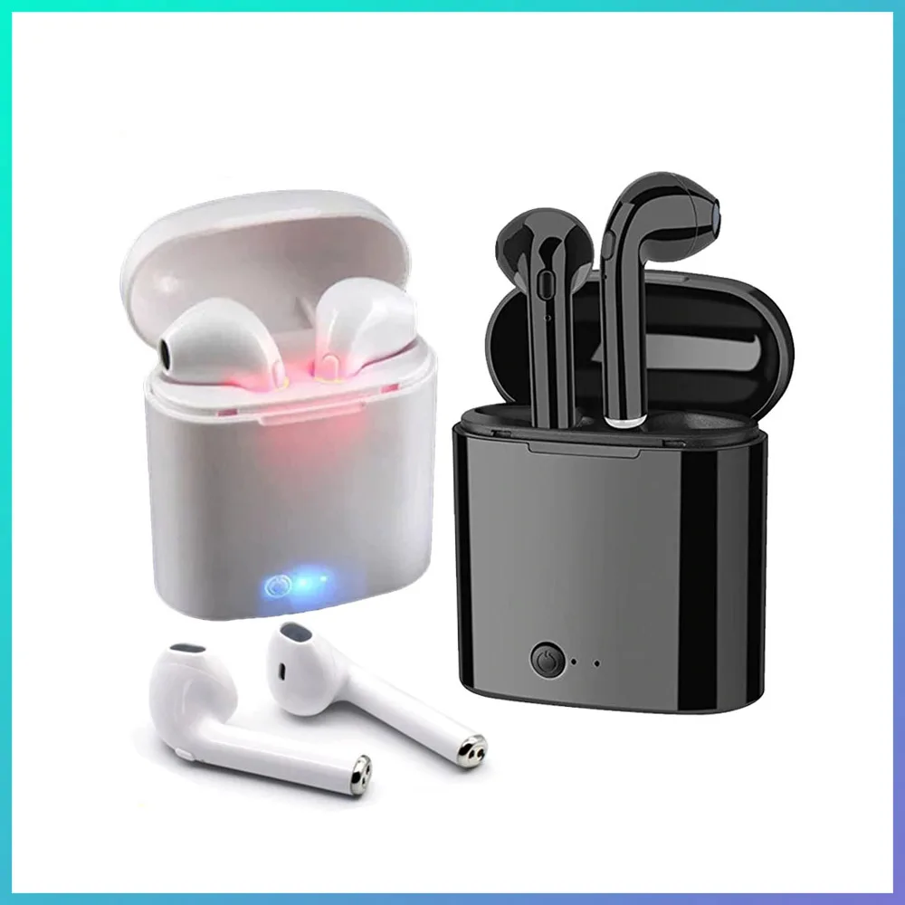 i7s TWS Wireless Headphones Bluetooth 5.0 Earphones sport Earbuds Headset With Mic Charging box For all smartphones | Электроника