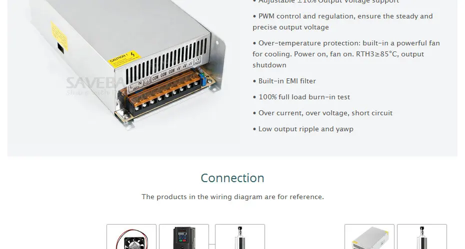3 оси TB6600 контроллер HB Nema34 637oz-in двигатель 36 в блок питания для ЧПУ комплект