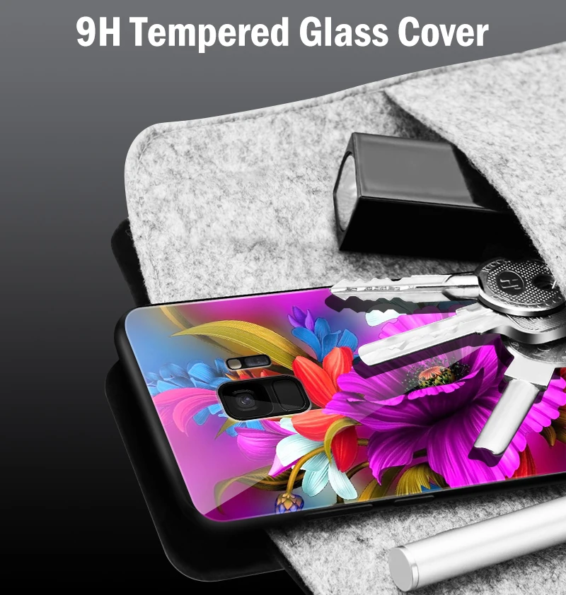 Чехол из закаленного стекла для OnePlus 3 3T 5 5T 6 6T 7 7 Pro для Samsung Galaxy S8 S9 S10 Plus, противоударный чехол-бампер