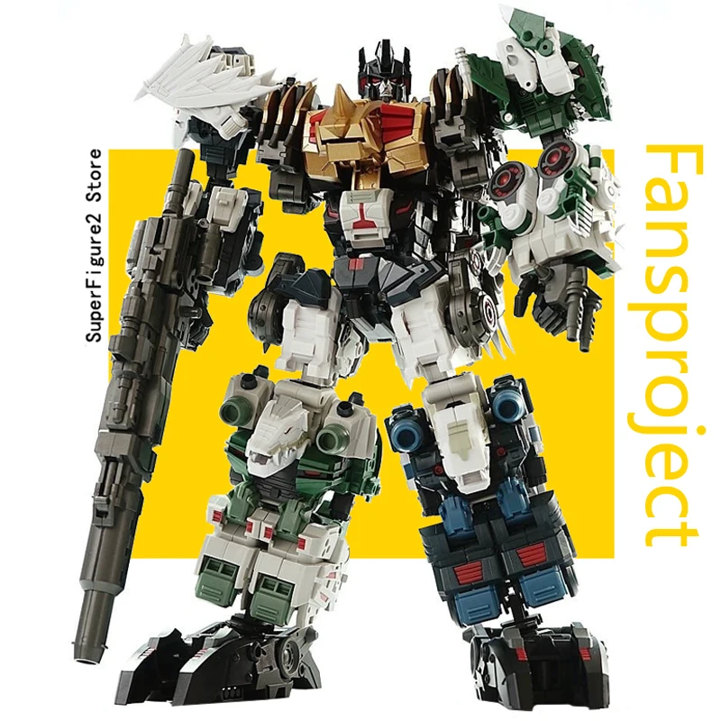 Экшн-Фигурка-трансформер 6 в 1 Fansproject FPJ Fans Project Saurus Ryu-Oh Dinokings комбайнер набор из |