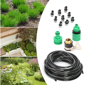 

Drip Irrigation Plant Garden Tools Garden Hose Connector Self Spray Sprinkler Set Cooling Misting Irrigation System