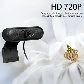 

Computer Camera, 720P Free Drive USB Built-in Microphone Home Online Class Video Live Webcam