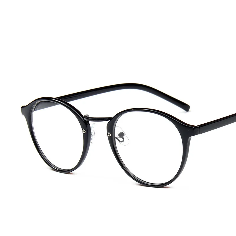 

Classic Student Glasses Frame Retro Round Frame Spectacles Frame Small Fresh and Gentle Flat Mirror