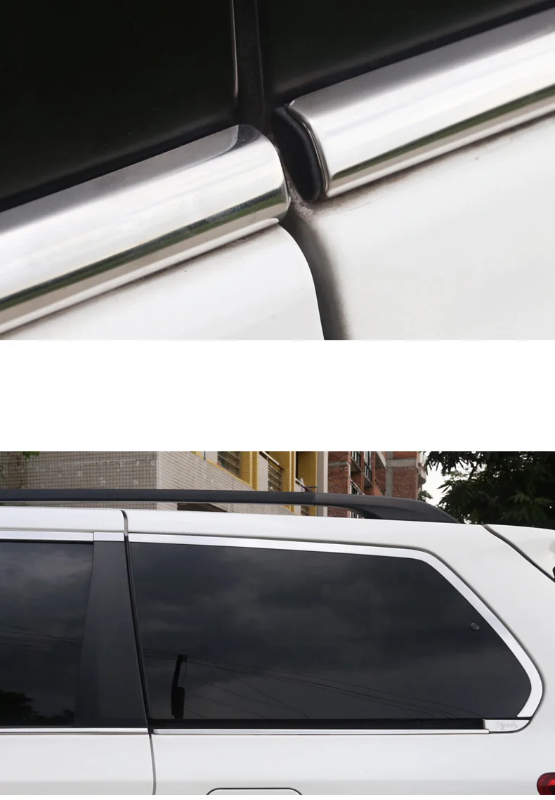 Нержавеющая сталь окна автомобиля планки для toyota sienna 2011 2012 2012 xl30