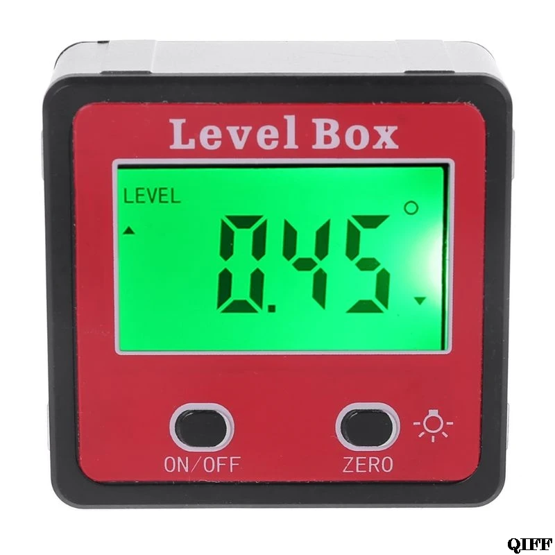 

Digital Inclinometer Spirit Level Protractor Angle Gauge Meter Bevel Level Box with Magnet