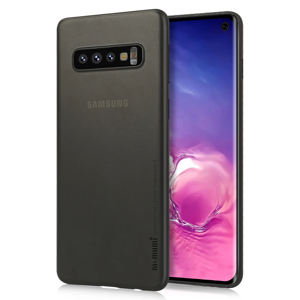 S10Translucent Black Memumi чехол для samsung-S10/S10e/S10 Plus, Жесткий Чехол, ультратонкий ПП 0,3 мм матовый тонкий чехол для Galaxy-s10 plus - Цвет: S10Translucent Black