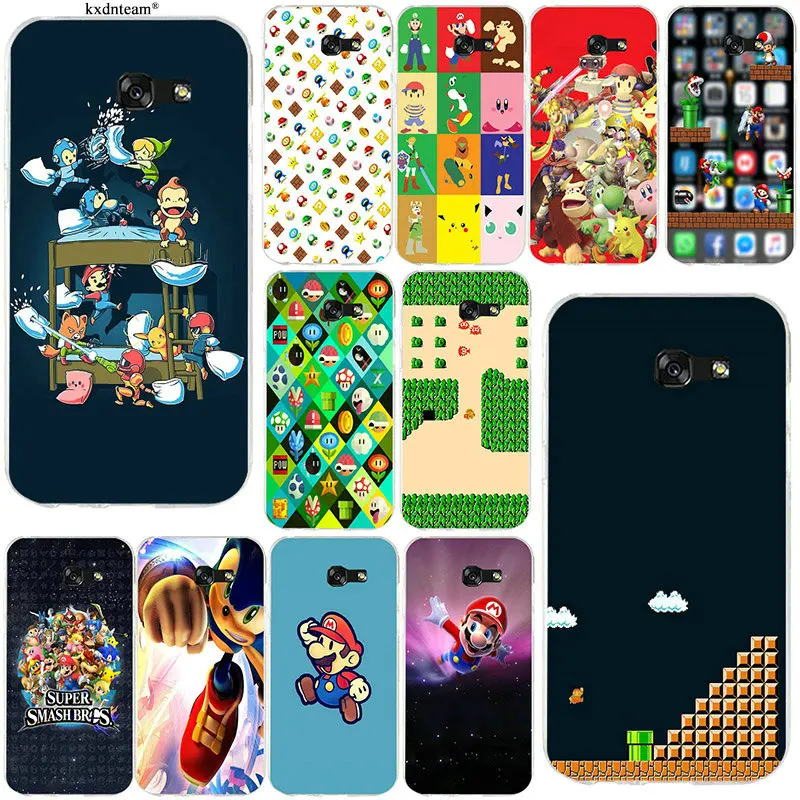 Funny Super Marios Bros Mushrooms Silicone Soft TPU Phone Cases for Samsung Galaxy A3 A5 A7 2016 2017 Core 8262 850 Grand I9082 | Мобильные