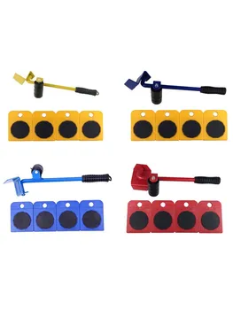 

5 In 1 Moving Heavy Object Handling Tool Household Furniture Mobile Device Labor Saving Crowbar Hand Tool Set