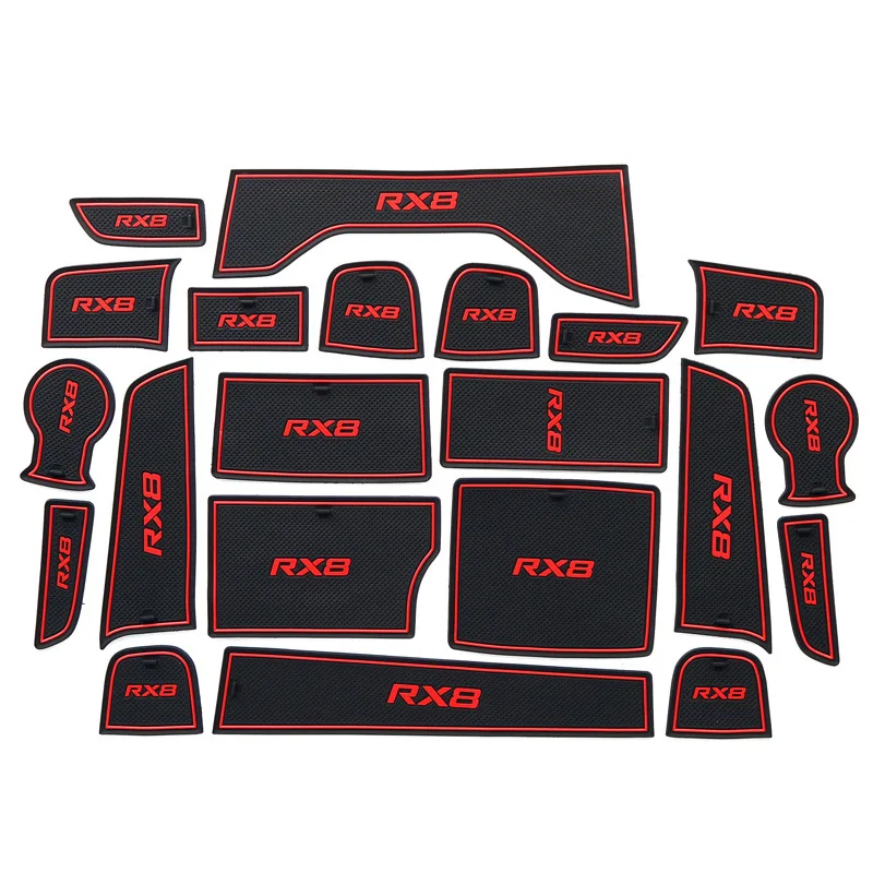 Roewe RX8 ворота Слот Pad Coaster внутренняя отделка автомобиля модифицированный скольжения коврик для хранения танк Pad коврик для хранения пыли