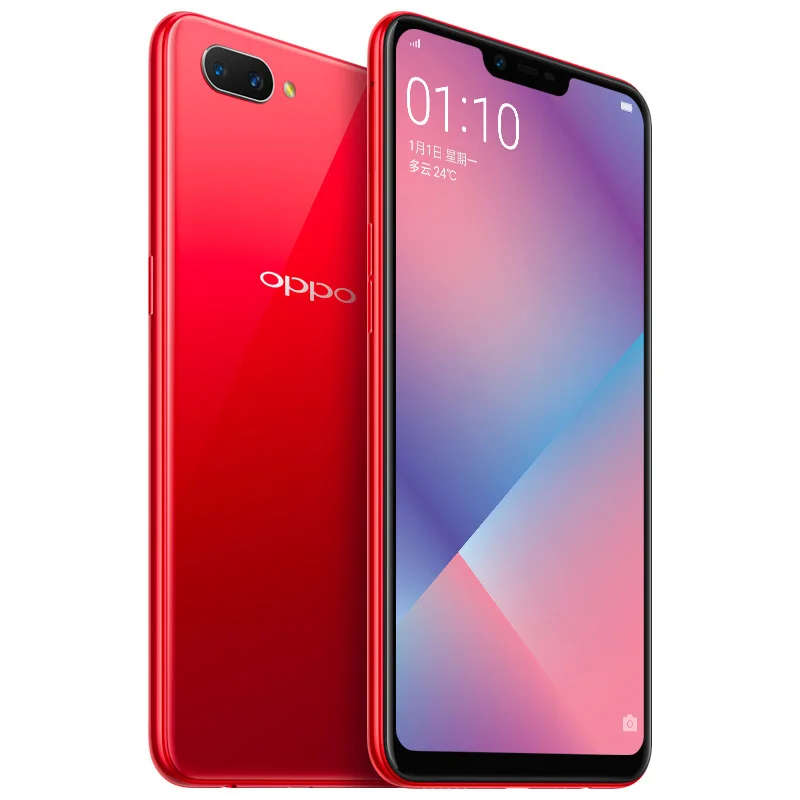 Смартфон OPPO A5, 6,2 дюймов, полноэкранный, с глобальной ПЗУ, Восьмиядерный процессор Snapdragon 450, 4230 мА/ч, 6G/64G, 13 МП, OTG, Android 8,1