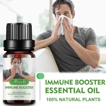 

10ML 100% Natural Lemon Lavender Eucalyptus Essential oils for Improving Immune Aid Synergy Relief Anxiety