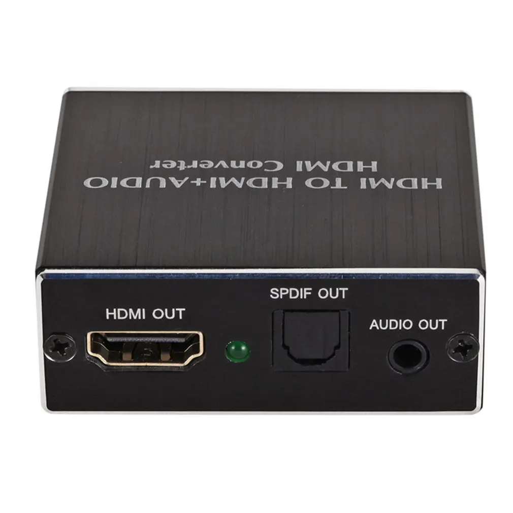

Audio Extractor RCA HDMI Converter HDMI To HDMI+3.5 AUDIO+SPDIF Audio Extractor 4K Optical Audio Decoder