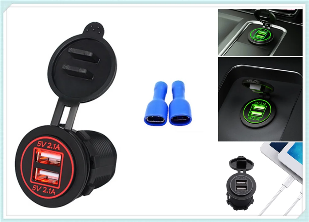 

Motorcycle car accessories double USB mobile phone charger for Lexus LF-Gh SC IS250C HS SC430 LS600h