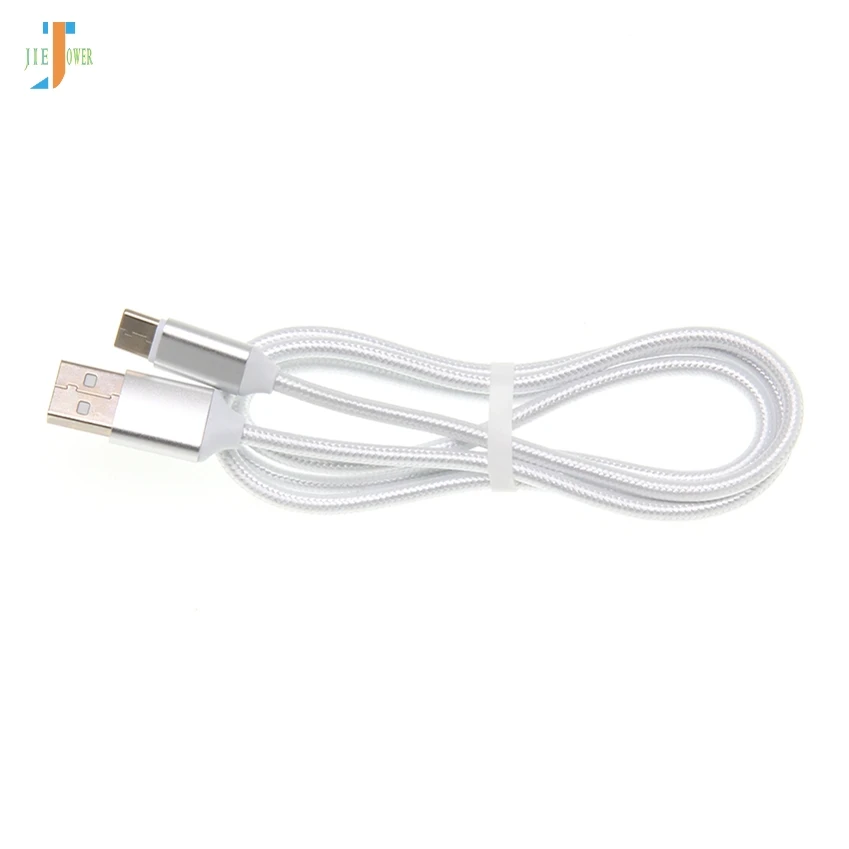 300 шт/лот кабель usb type C для кабеля USB C для samsung S10 Xiaomi huawei P20 USBC кабель для быстрой зарядки USB-C кабель type-C - Цвет: Белый