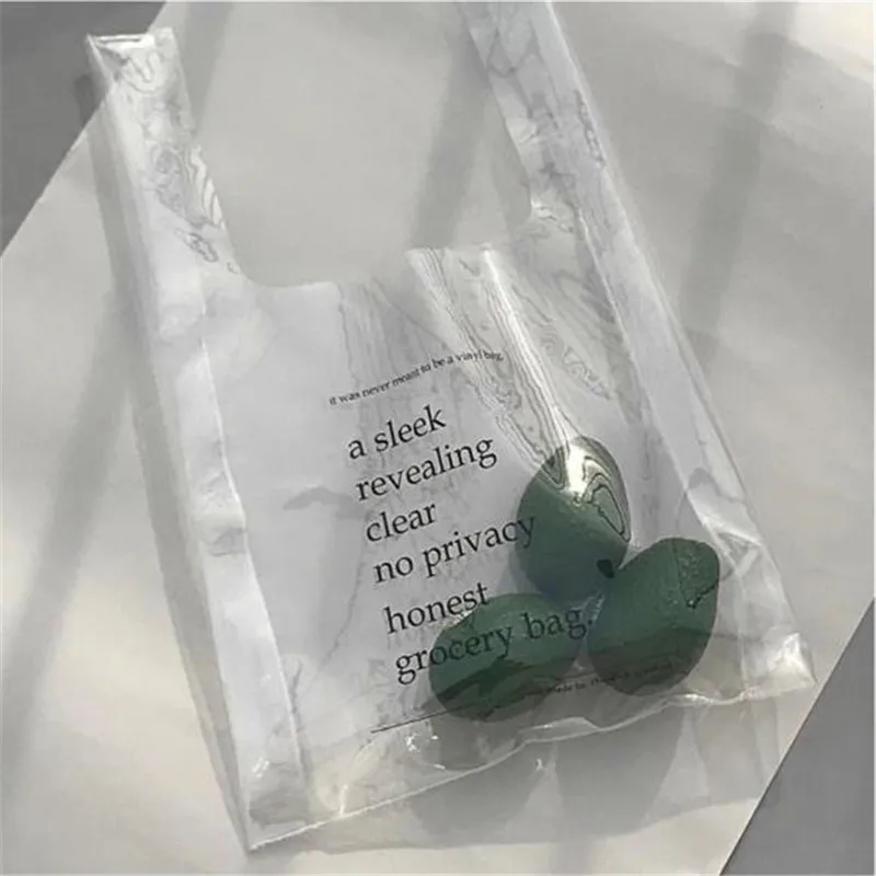 1 шт. высококачественная прозрачная сумка для покупок из ПВХ, модная пластиковая пляжная голографическая Сумка-клатч, многоразовые сумки для покупок с принтом