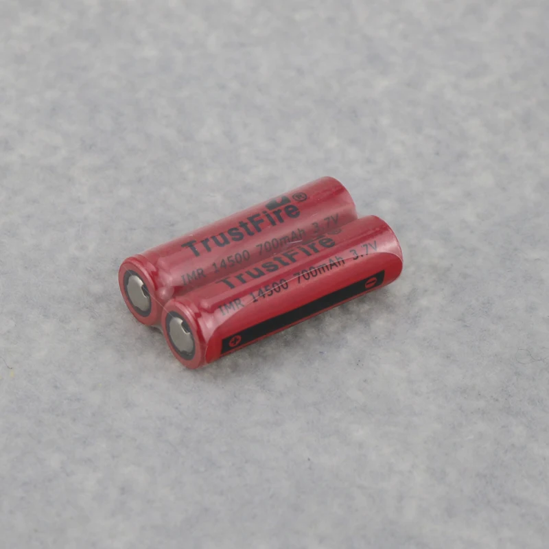 TrustFire IMR 14500 700 мАч 3 7 в перезаряжаемая литиевая батарея выходная мощность 5 А для