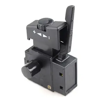 

FA2-6/1BEK Hand Drill Speed Switch 250V 6A Lock On Pushbutton Speed Control Trigger Switch with Positive Negative Switch