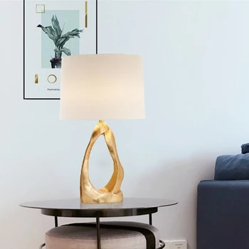 

Modern Luxury Golden Table Lamps for Living Room Bedside Lamp Led Desk Lamp Designer Simple Table Lamps Home Deco Light Fixtures