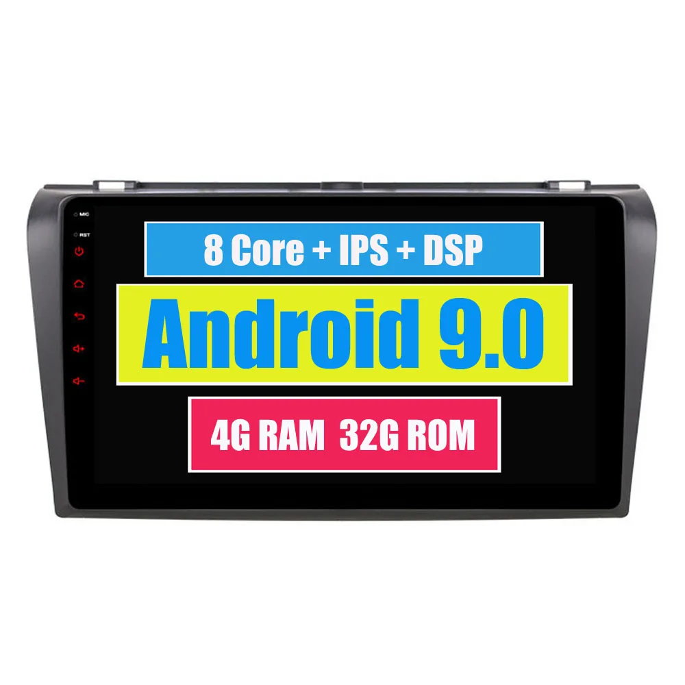 ##BUY Car Multimedia Player For Mazda 3 2003 2004 2005 2006 2009 Android Radio Navigation MirrorLink DSP + Reverse Camera