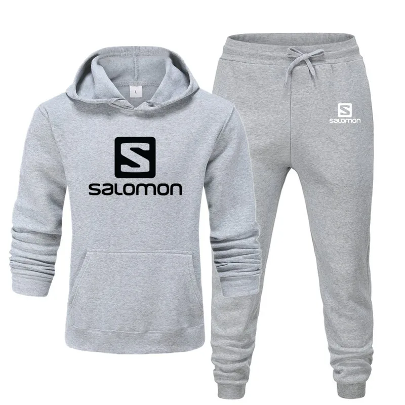 MensSportswear толстовки тренировочные штаны костюм для бега спортивная одежда белый принт Удобная спортивная одежда модная одежда большого размера новинка