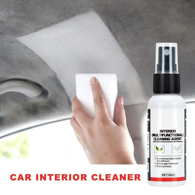 Car Interior Cleaner Fabric Roof AIVC Total Cleaning 50ml Washing-Free  Safety Belt Leather Seat Stain Removal Car Wash Detailing - AliExpress