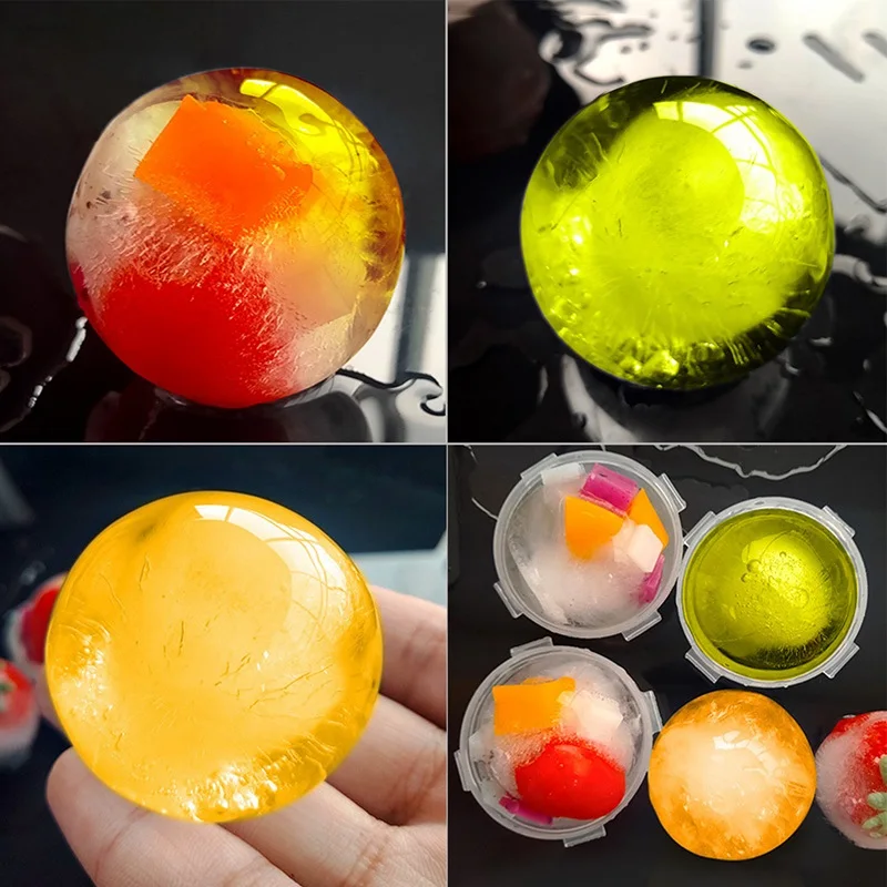 Round Ice Ball Maker Vodka Whiskey Cube Mold Cocktail DIY Drinks Ice Mould Ice Tray for Bar Tool Pub Gadget Beer Kitchen