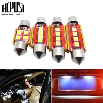 

2x FESTOON LED BULB C5W C10W Car LED Reading Dome License Plate Lamp White For Toyota Corolla RAV4 Camry Prado Avensis Yaris