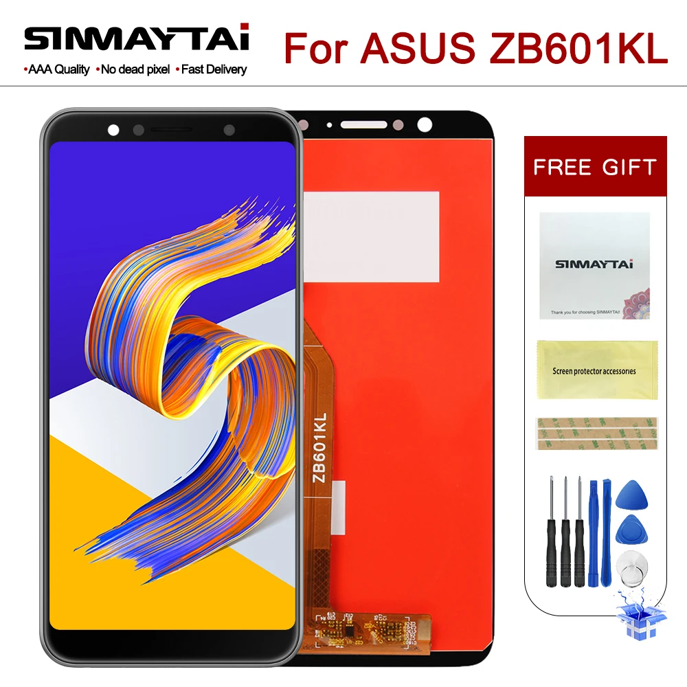 5 99 ''ZB601KL дисплей для ASUS ZenFone Max Pro (M1) ZB601KL ЖК с сенсорным экраном в сборе Запасные