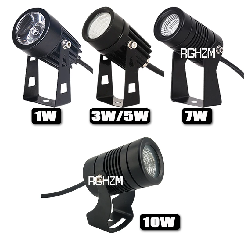 LED COB Garden Lighting 3W 5W 10W Spike Lawn Lamp Waterproof Led Light Garden Decoration Outdoor Path Spotlights 110 220V DC12V lawn lamp garden lighting