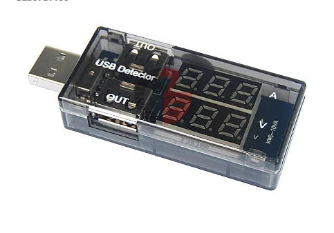 5 в 2.5A с двойным выходом USB тестер мобильное зарядное устройство Доктор двойной дисплей светодиодный цифровой вольтметр Амперметр Напряжение Ток детектор