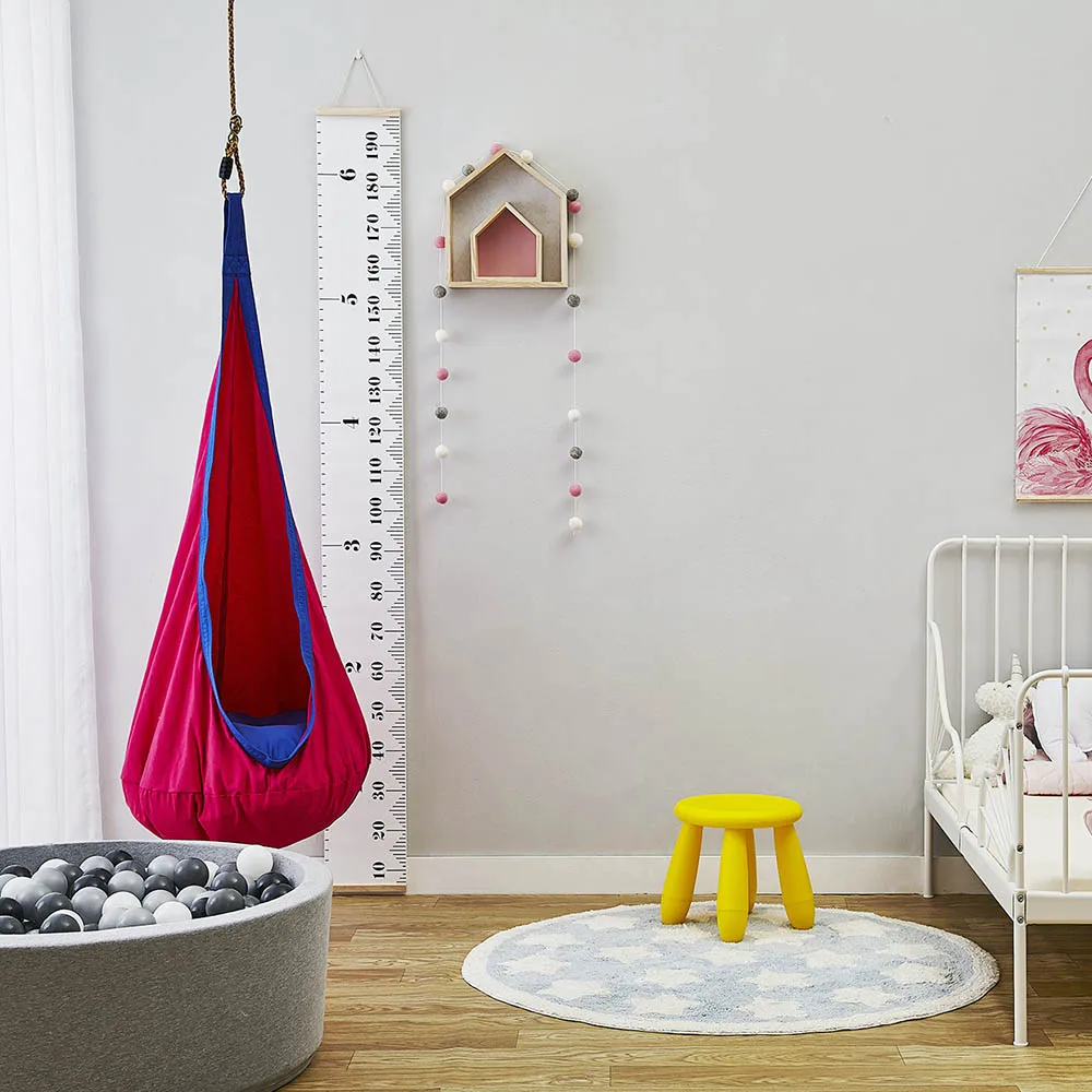 Детский гамак Pod swings для декора помещений, креативная игрушка для детей, для игр, отдыха, детские качели для внутреннего дворика, рождественский подарок, HM0073