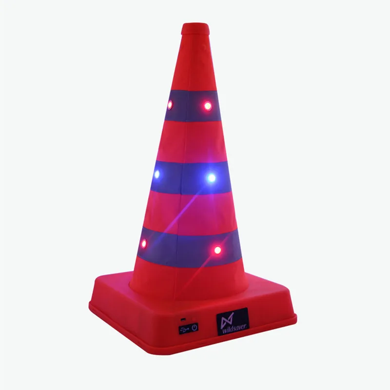 

Manufacturers Direct Selling 41 Cm Safe Parking Telescopic Road Cone Road jing shi zhui Emergency Reflective Shining Roadblocks