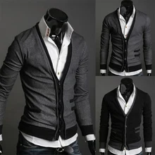 Zogaa 2020 Dark Gray/Black Sweater Men Simple Cotton Fake Pocket Zipper Man Imported Wool Sweater Cardigan Coat Plus Size 4XL