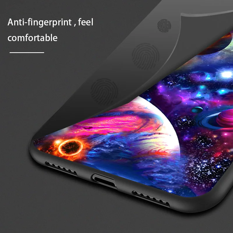Чехол Lovebay Space Planet для телефона iPhone 11 Pro Max X XS XR Xs Max, мягкий ТПУ, звездная задняя крышка для iPhone 6 6s 7 8 Plus 5 5S SE