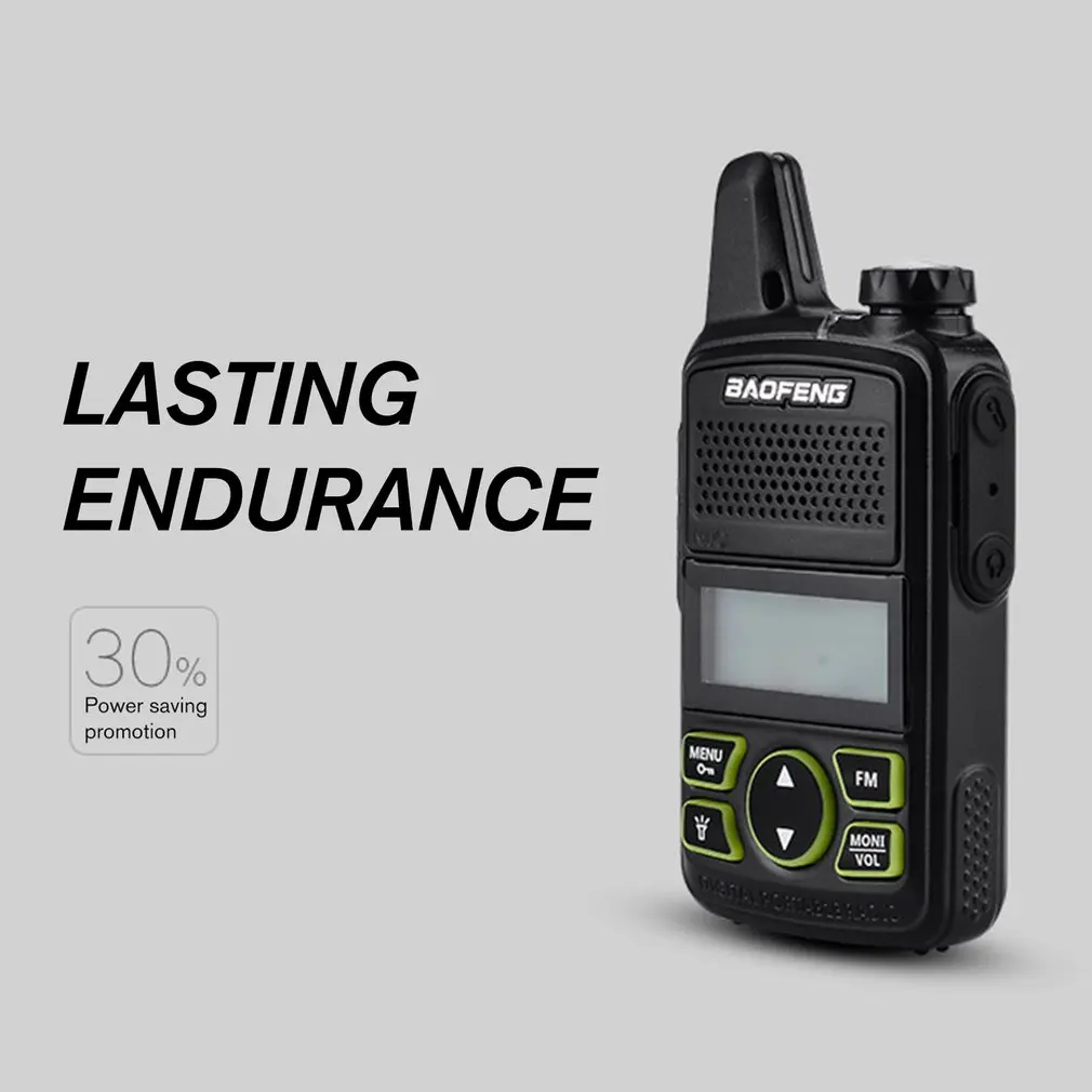 

BAOFENG T1 MINI Two Way Radio BF-T1 Walkie Talkie UHF 400-470mhz 20CH Portable Ham FM CB Radio Handheld Transceiver