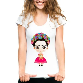 

New Summer Women T-shirt Cute Printing Short Sleeved Shirts Harajuku Tops Fashion Casual Woman Tops