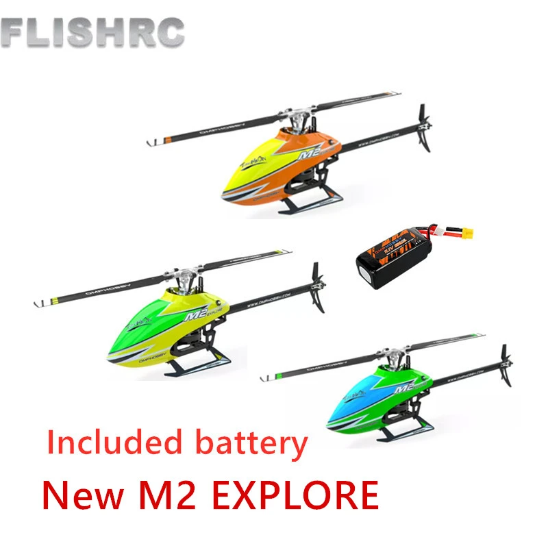 OMPHOBBY M2 Remote Control Helicopter Dualbrushless Motor RC