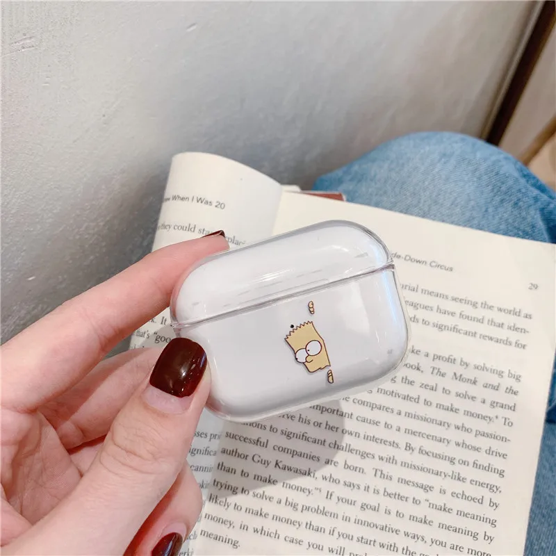 Милый чехол с подсолнухами и буквенным принтом для Apple Airpods Pro, чехол с мультяшной парой, Жесткий Чехол Для Air pods Pro, защитный чехол для наушников - Цвет: for AirPods Pro 10