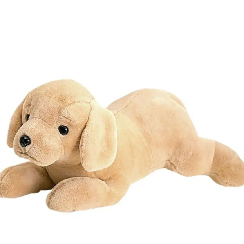 Simulation Golden Retriever Dog Stuffed Toy High Quality Lifelike Labrador Dog plush Toy Hug Cartoon animal pIllow Gift for Boy