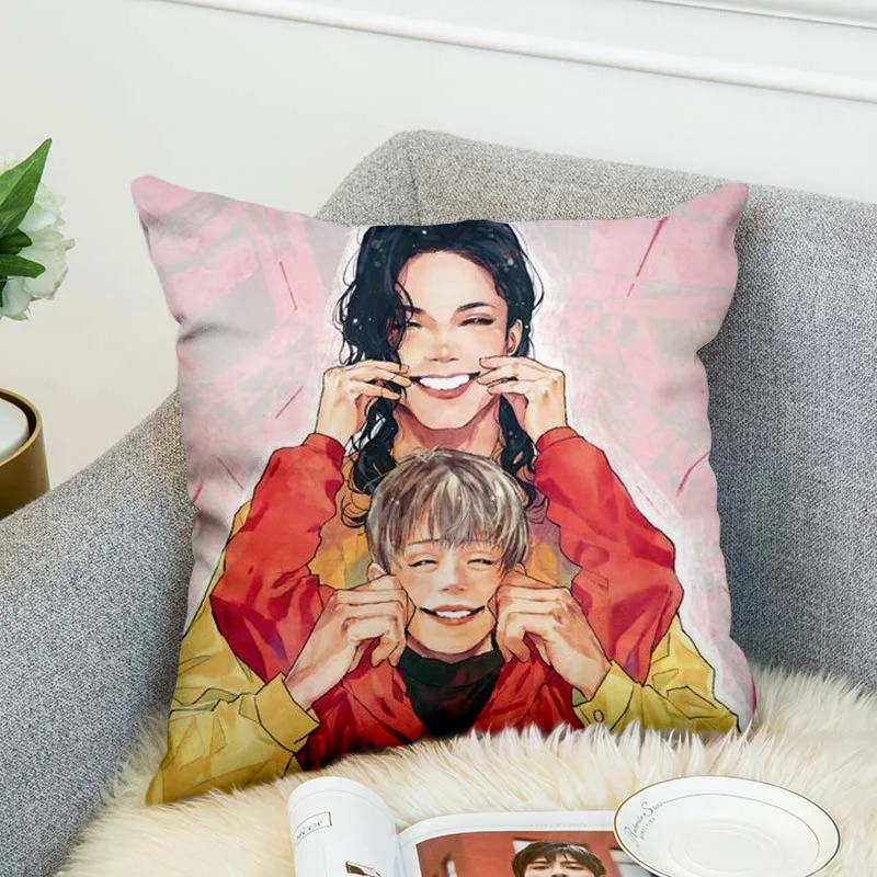 Michael Jackson Pillow Case Polyester Decorative Pillowcases Throw Pillow Cover style-4