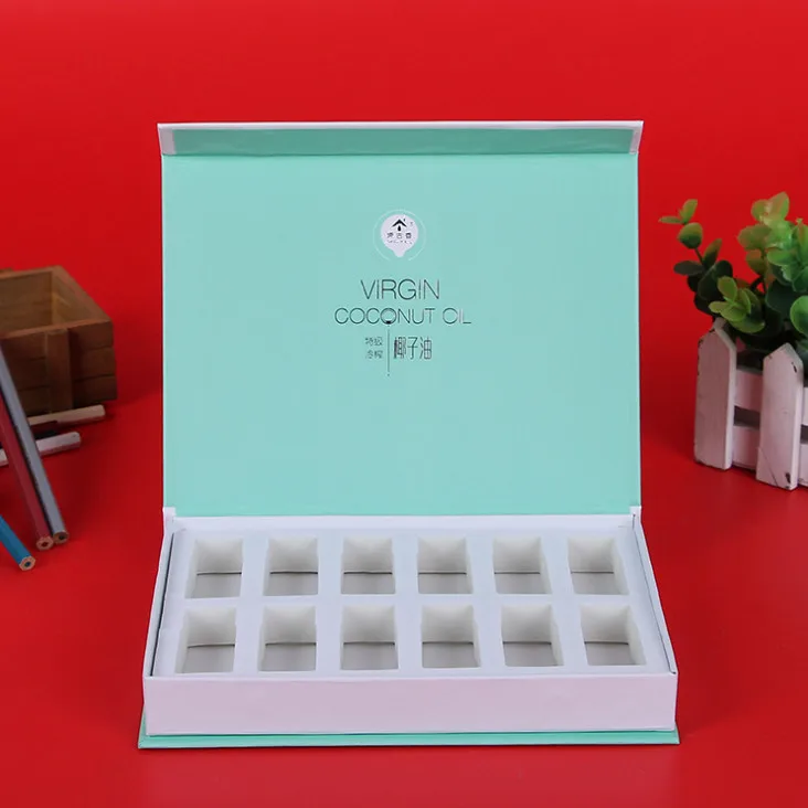 

Kraft Paper Box For Lipstick Perfume Essential Oil Cream Packing Foldable Box Double Protector Box ---DH10345