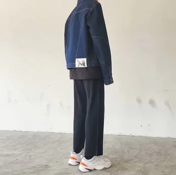 

Self Designed Miyake Pleated Pants Black and White Leisure Slim Leg Pulling Pants