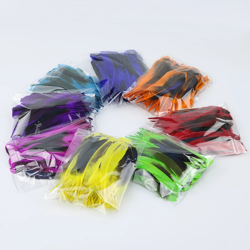 9 8 mixcolors duck feather 6
