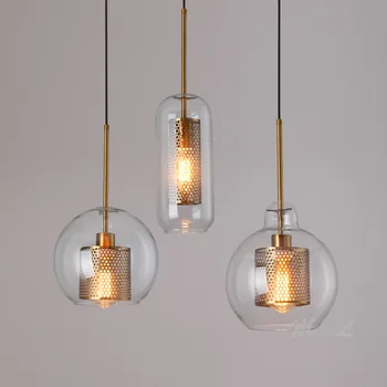 

nordic luminaire suspendu iron living room LED pendant lights restaurant luminaria pendente hanging lamp luminaire