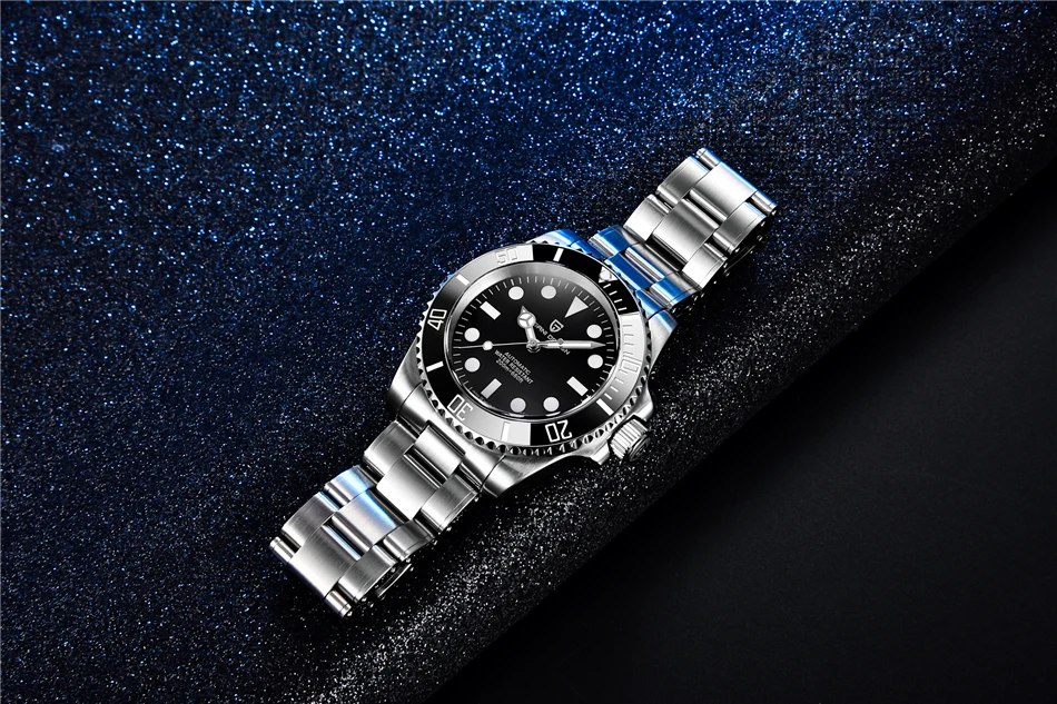 PAGANI DESIGN New 40mm Diving Wristwatch Retro Luxury Sapphire  NH35 Men's Automatic Mechanical Watches 200M Waterproof Luminous
