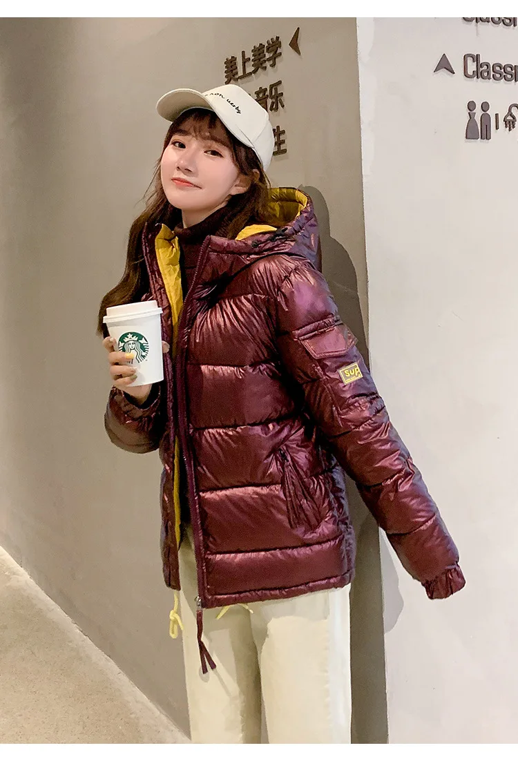 New Style down Jacket Cotton-padded Clothes Women's Korean-style Mixed Colors Fashion Casual Students Woman Cotton Dress Co