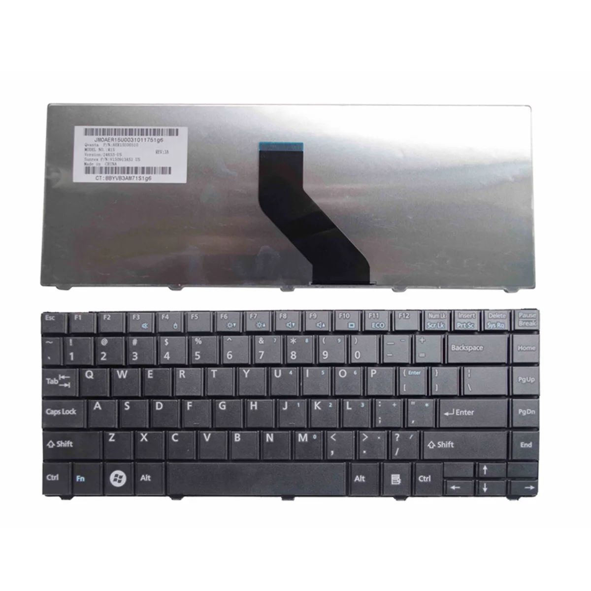 

New US keyboard for Fujitsu Lifebook LH531 BH531 LH701 Series Laptop US Keyboard Teclado Black English version