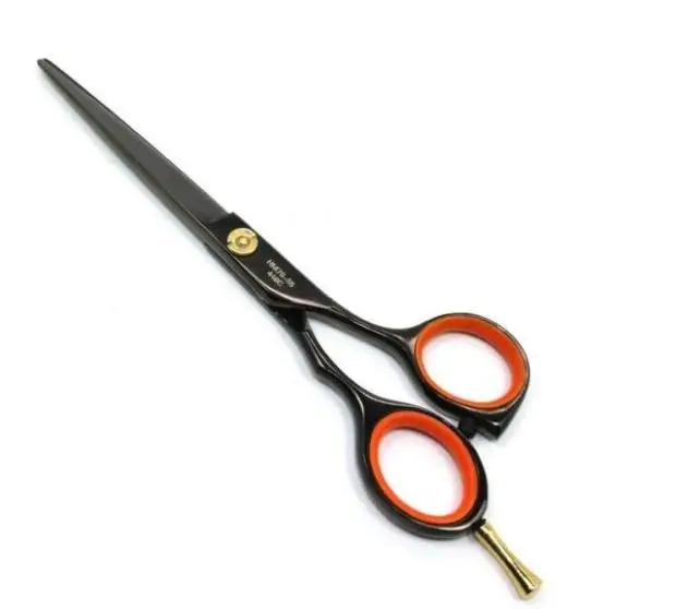 Smith chuh парикмахерские ножницы инструмент Цветные Ножницы Прямые Snips черно-белые с рисунком 5,5 дюйма M70-55
